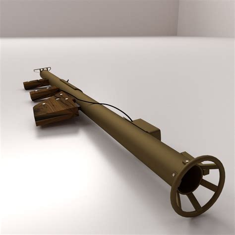 M1 Bazooka 3D Model $15 - .3ds .blend .dae .fbx .obj - Free3D