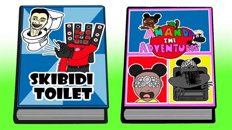 ColecciÓn De Libros De Juegos 🚽 Skibidi Toilet Y Amanda Adventure Youtube