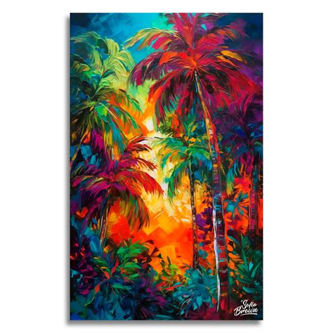 Cuadro Éxodo Tropical Sofia Brown Cuadros Decorativos