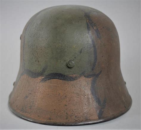 Cs Militaria Ww1 German M16 Camouflage Helmet