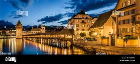 Historischen Kapellbrücke ein Wahrzeichen der Stadt Luzern am