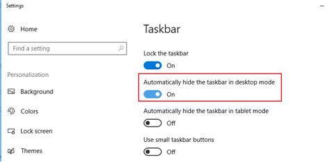 How to auto hide Windows 10 taskbar in 2 steps