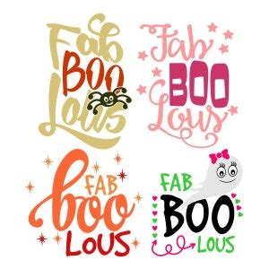 Fabboolous Halloween Cuttable SVG PNG DXF Eps Designs Cameo Etsy