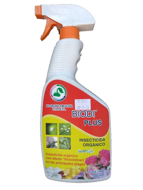 Insecticida Orgánico Biodi Plus Para Plagas De Jardín Y Huerto