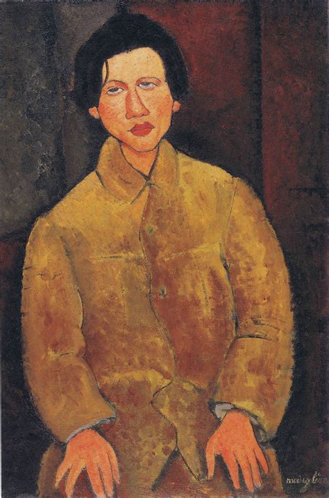 Amedeo Modigliani Portrait Of Haim Soutine Oil Canvas X Sm