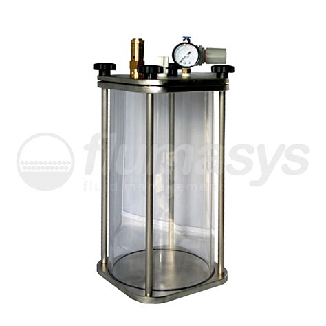 L Clear Pressure Tank Acrylic Flumasys