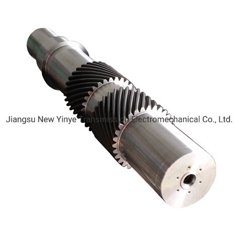 Oem Gear Pinion Shaft Of Steam Turbine Double Helical Gearbox Helical