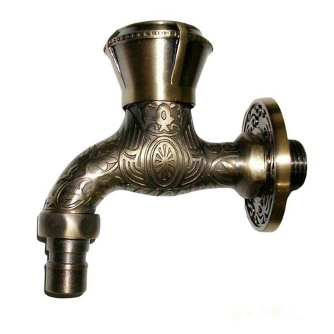 Кран с носиком декоративный ретро Узоры / Кран водоразборный для бани 1 ...