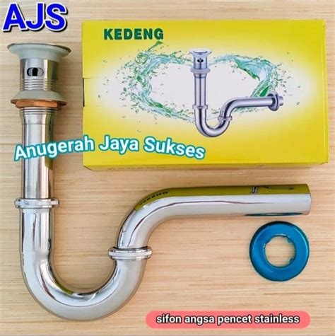 Jual Sifon Angsa Wastafel Stainless Pencet Di Lapak Anugerah Sanitary