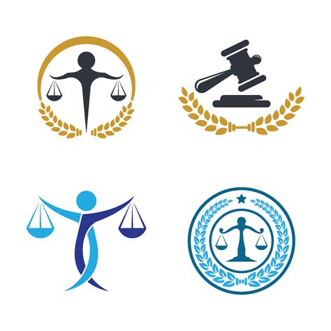 Logotipo E Icono Del Vector Del Bufete De Abogados Y Del Abogado The