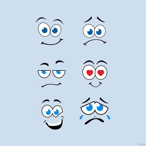 Free Cartoon Face Vector - EPS, Illustrator, JPG, PNG, SVG | Template.net