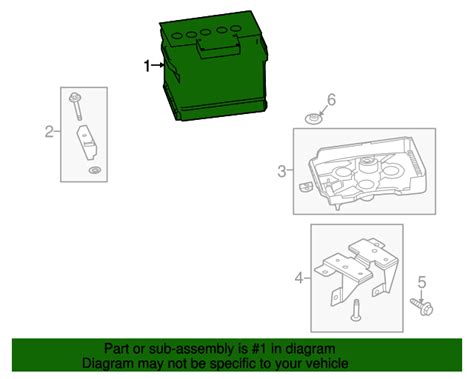 2010 2018 Ford Battery Bxt 67r Oem Parts Online