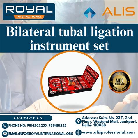 Bilateral Tubal Ligation Instrument Set At Rs 17500 Guru Ram Das