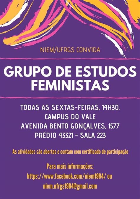 Niem Promove Grupo De Estudos Feministas Ufrgs Universidade Federal