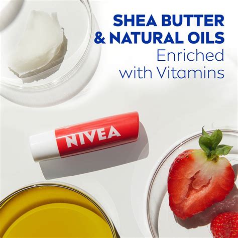 Nivea Fruity Shine Strawberry Lip Balm G Woolworths