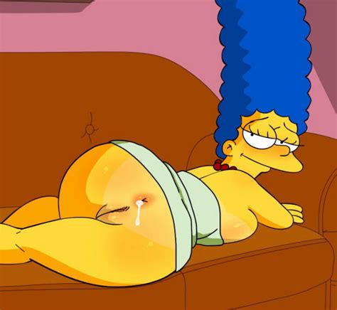 Marge Simpson Anal Creampie Cum In Ass Tits Pussy Milf After Sex