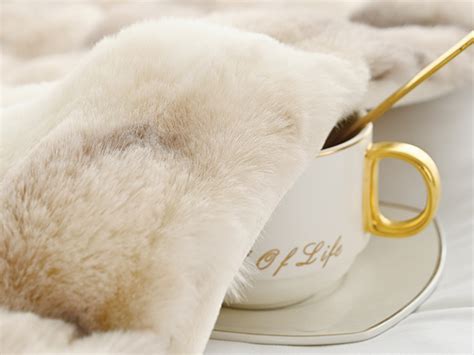 Soft Space Faux Fur Throw Blanket Nude Stacksocial