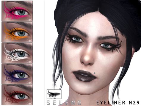 Seleng S Eyeliner N29 Sims 4 Cc Makeup Makeup Cc Sims 4