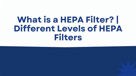 What is a HEPA Filter? | Different Levels of HEPA Filters – Clean Direct Inc.