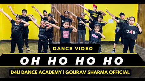 Oh Ho Ho Ho Dance Cover Ishq Tera Tadpaave Dance Choreography D4U