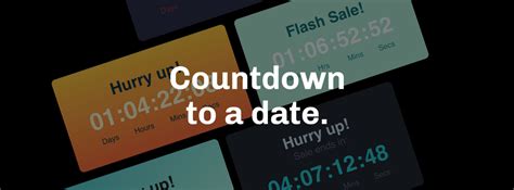 Countdown to a date – Shopify Essential Countdown App