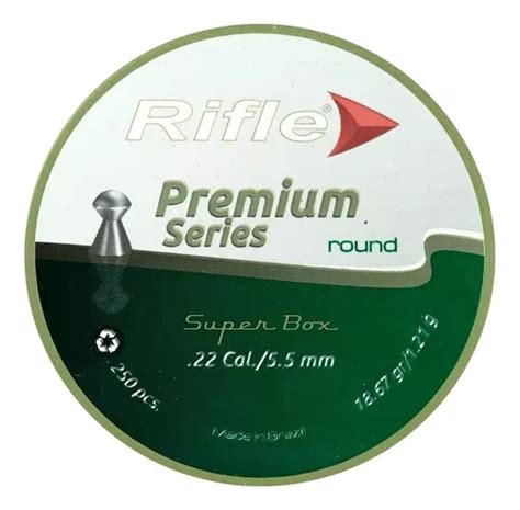 Chumbinho Rifle Premium Series Round Unidades Parcelamento