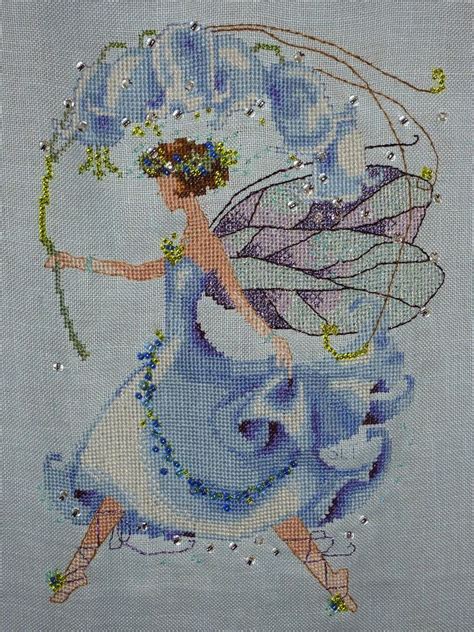 Summer S Snippets Mirabilia S Bluebell Cross Stitch Stocking