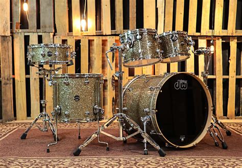 Dw Performance Ginger Glitter Drum Set Reverb