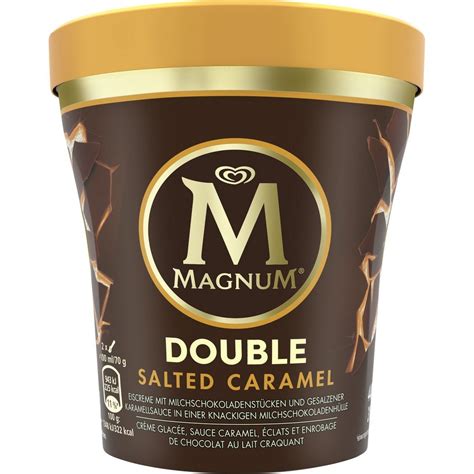 Magnum Crème Glacée En Pot Double Salted Caramel 310g Pas Cher Auchanfr