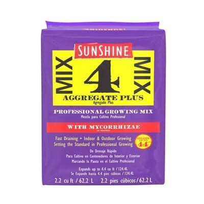 SunShine Mix #4 2.2 cu. ft. Professional Growing Mix with Mycorrhizae-5047041.CFC002.2P - The ...