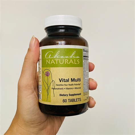 Vital Multi Vitamin And Minerals 60 Tablets Akasha Naturals