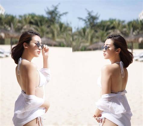 Đỗ Mỹ Linh nóng bỏng với bikini 2 mảnh fan nhận xét Bức ảnh hở nhất từ trước đến giờ
