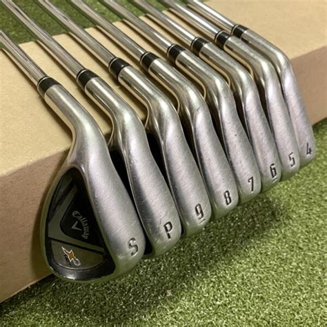 LH Callaway X2 Hot Irons 4 PW SW SpeedStep 85g Regular Flex Steel Golf