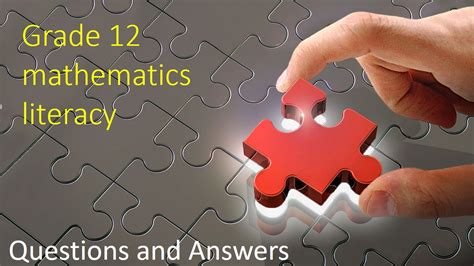 Gr Mathematical Literacy Final Exam Revision Questions And Answers