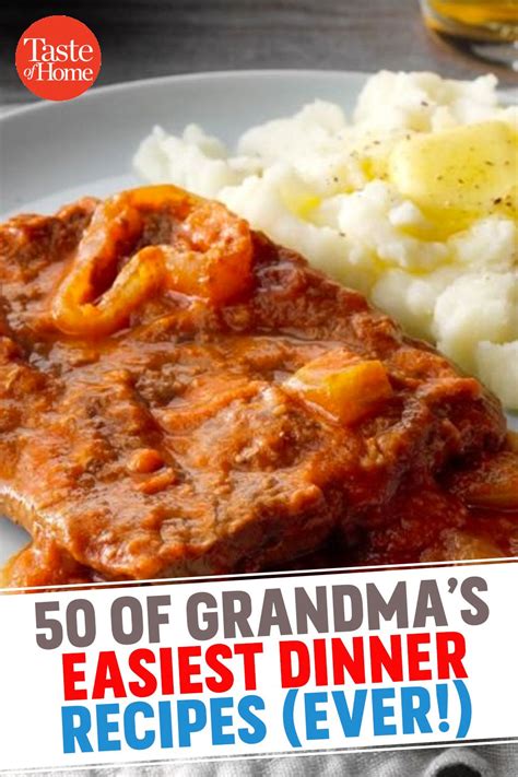 50 of Grandma's Easiest Dinner Recipes (Ever!) | Dinner recipes easy quick, Sunday dinner ...