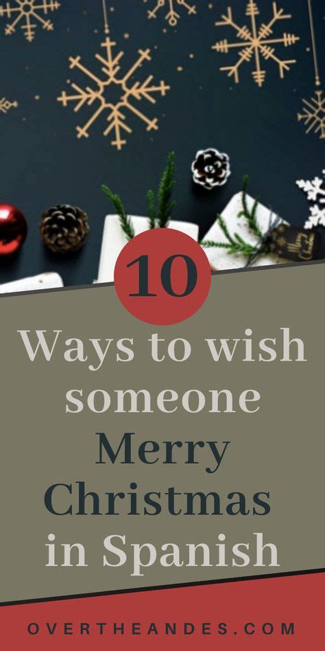 Top 10 Merry Christmas In Spanish Ideas And Inspiration