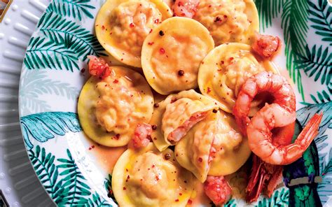 Ricetta Ravioli Di Gamberi Alla Colatura Di Alici La Cucina Italiana