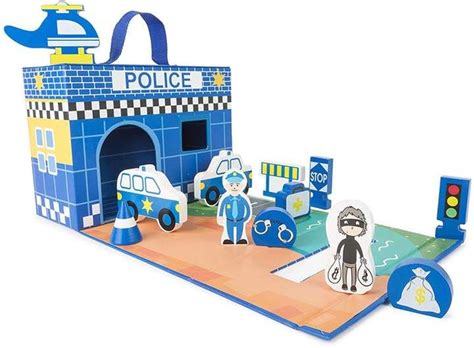 Unbranded Small Foot Wooden Toys Police Station Themed Playworld in ...