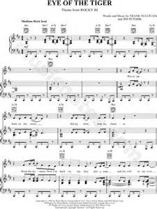 Survivor Eye Of The Tiger Sheet Music In B Minor Transposable