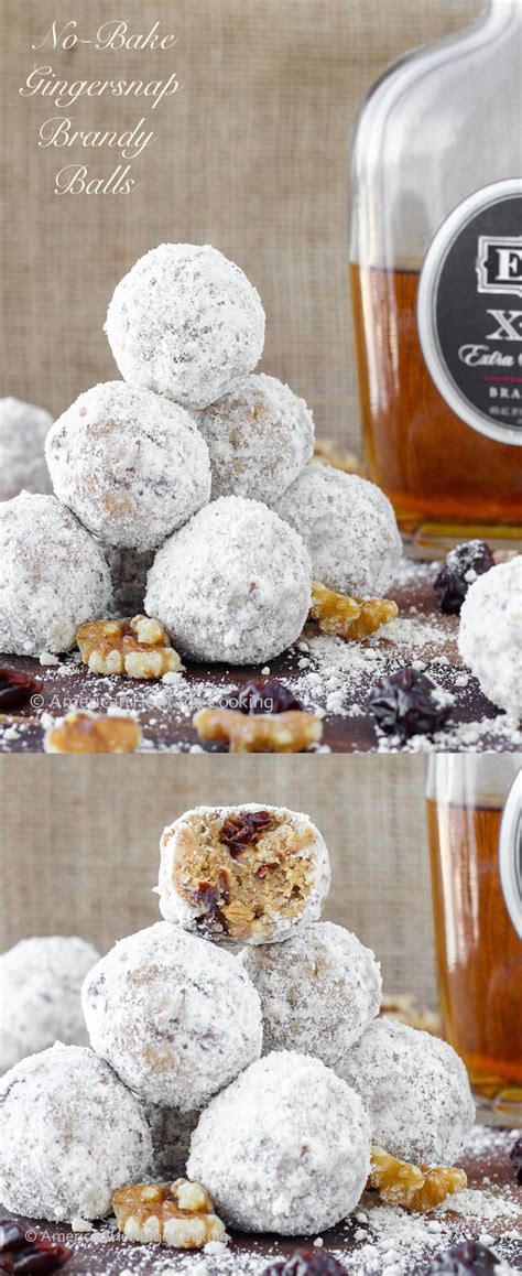 No Bake Gingersnap Brandy Balls Chef Lindsey Farr