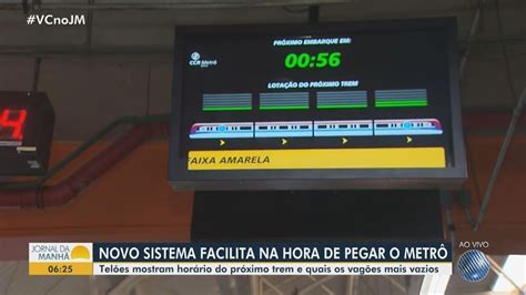 Horario Salvador Bahia - Metrô de Salvador instala telões com dados sobre ocupação e horários ...