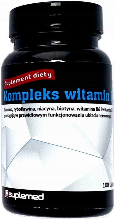 Witamina B Complex Kompleks Tabletek Oficjalne