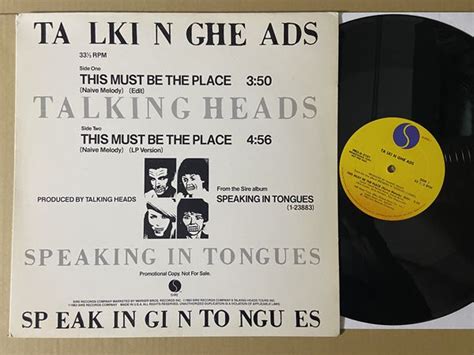 Talking Heads This Must Be The Place Naive Melody S26477 シエスタレコード