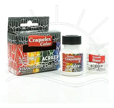 Kit Craquelex Color Incolor 37ml Parcelamento Sem Juros