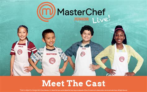 Meet The Cast Of The Masterchef Junior Live Tour In October Parade