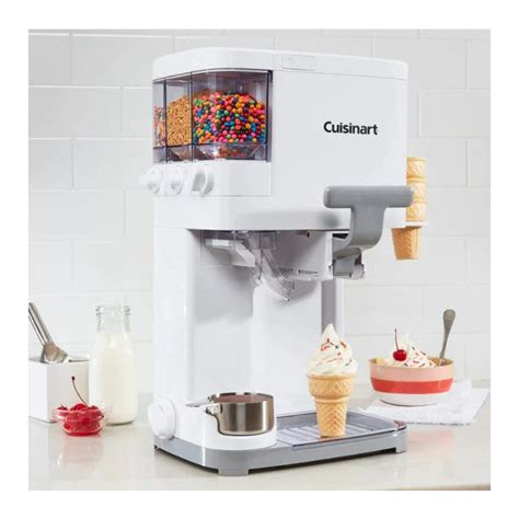 Cuisinart Mix It In 1 5 Quart Soft Serve Ice Cream Maker For Frozen Yogurt Sorbet Gelato