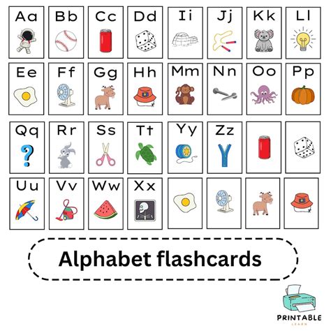 ABC Flashcards: Preschool Printable PDF Alphabet Flashcards, ABC ...