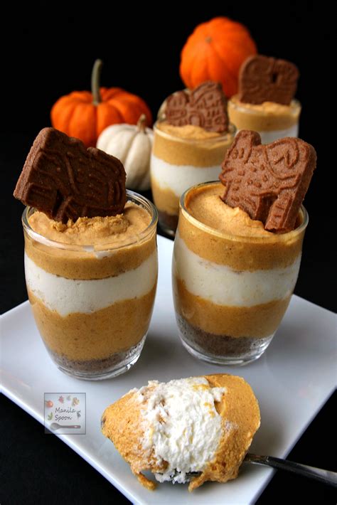 No Bake Individual Pumpkin White Chocolate Cheesecake Manila Spoon