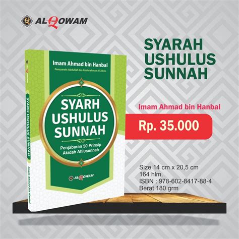 Jual Syarah Ushulus Sunnah Penjabaran 50 Prinsip Akidah Ahlus Sunnah