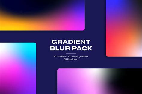 gradient blur pack creative market